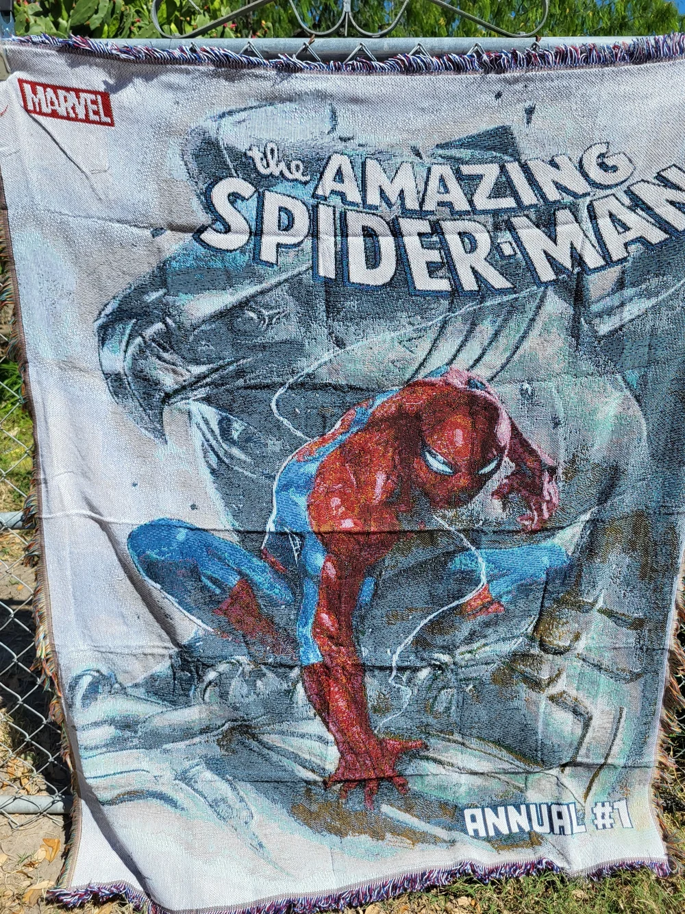 Marvel Spider-Man Comic Wall Tapestry Or Blanket
